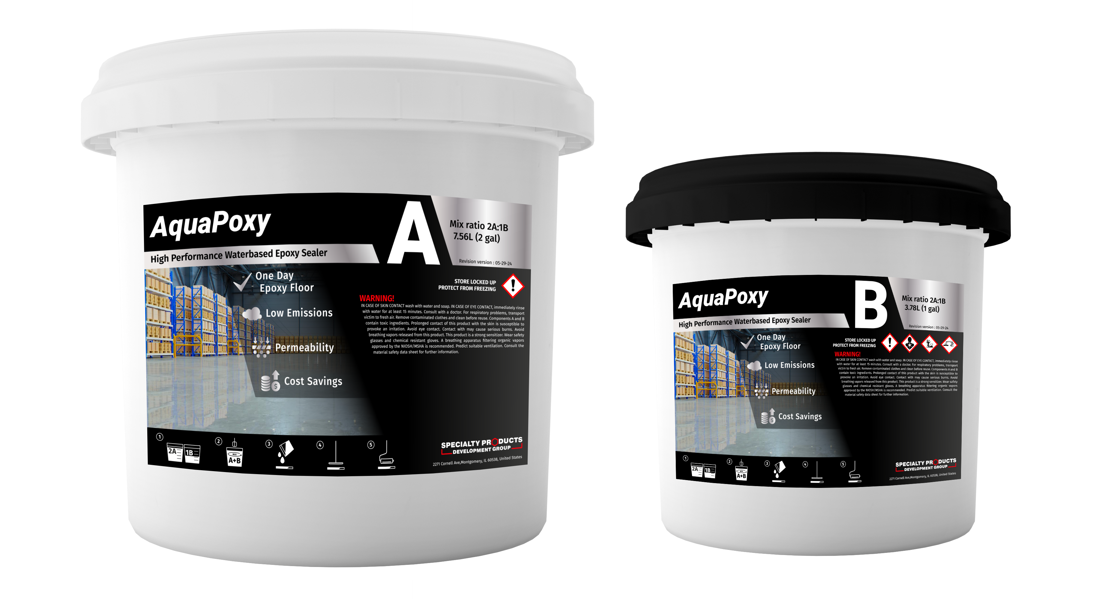 AQUAPOXY -Water Based Epoxy Sealant 3GAL