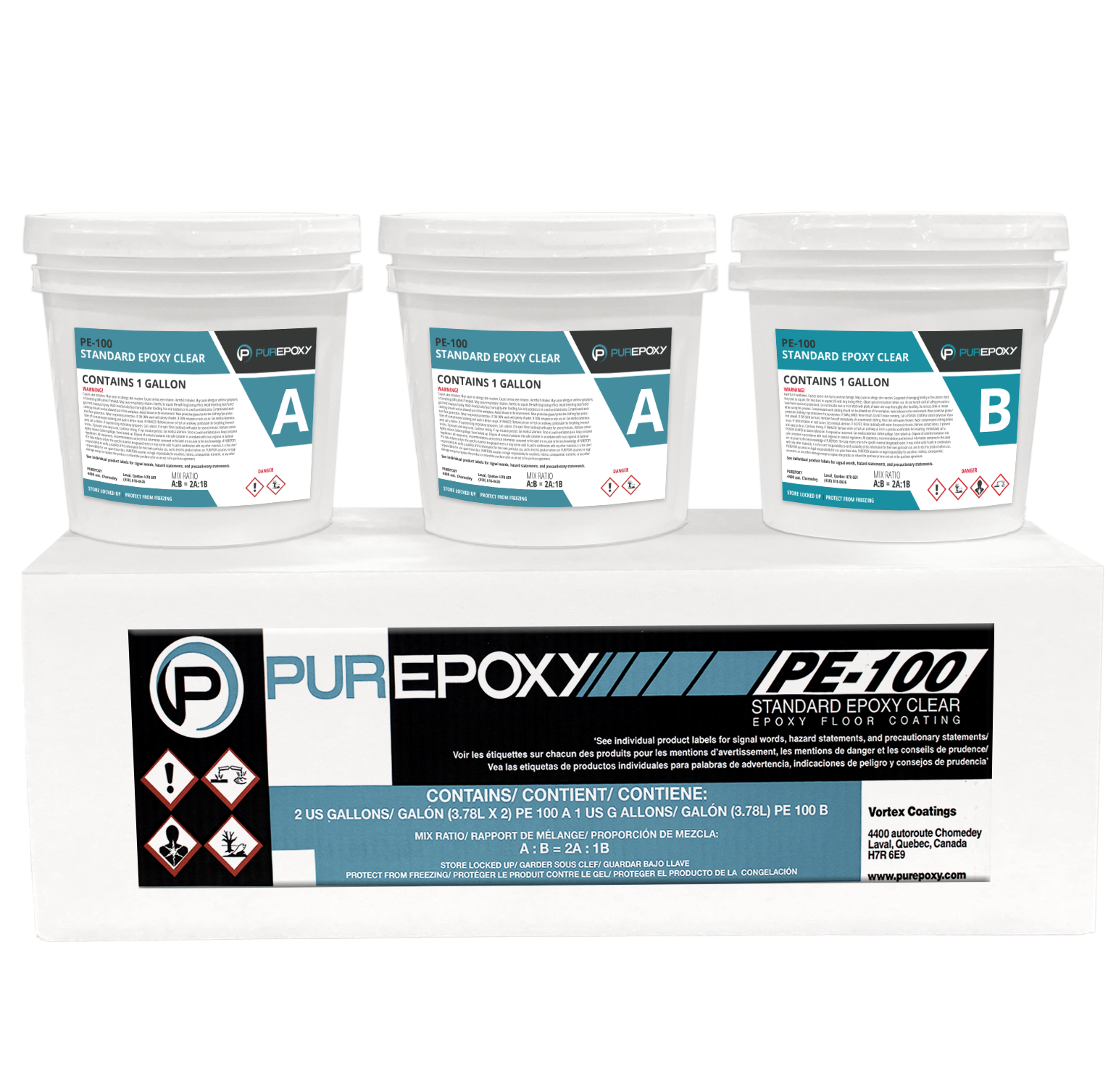 PE-100-Regular Transparent Epoxy 100% Solid