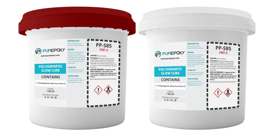 PP-S85-Polyaspartic Hybrid 85% Solid (slow version) 2 Gal - 0